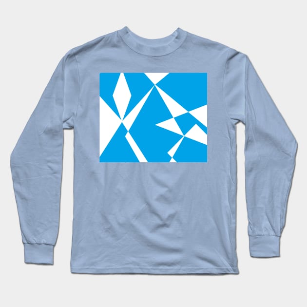 Diffuse Blue Long Sleeve T-Shirt by felipequeiroz